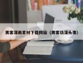 滕州黑客漫画素材下载网站（黑客动漫头像）